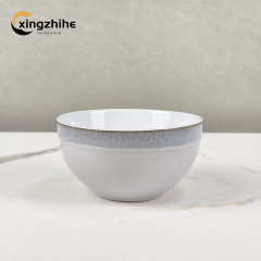 Luxury Kiln Altered Glaze Stoneware Dinnerware Sets Nordic Western Matt Gray Glazed Ceramic Cup Kit Dishwasher Safe