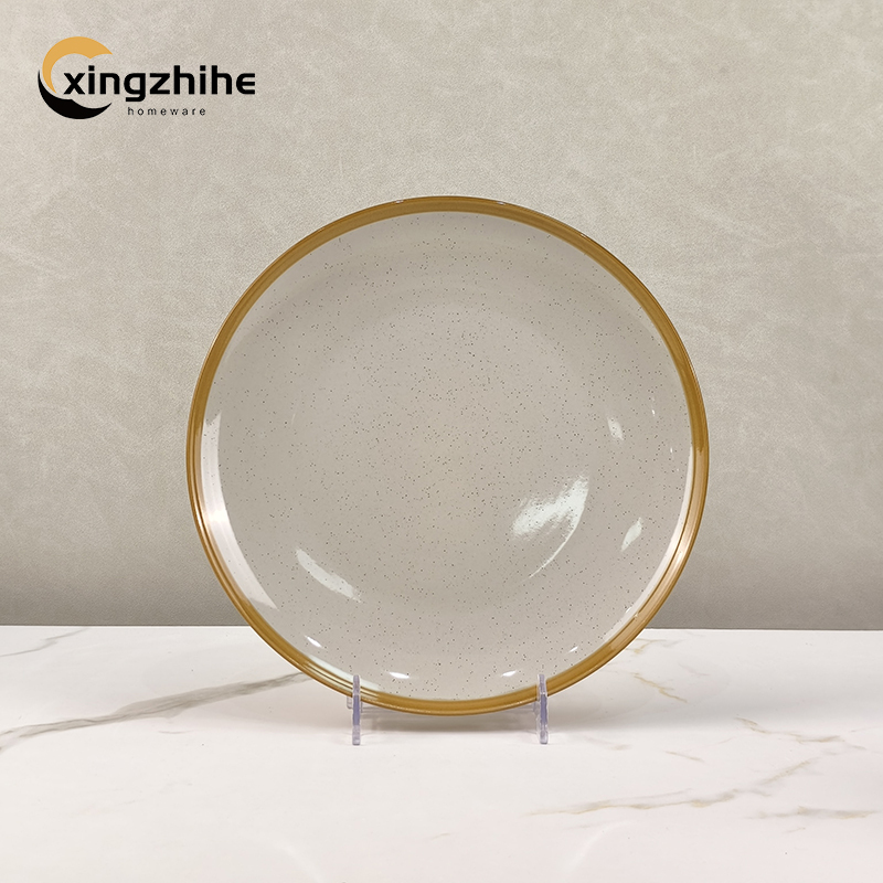 Luxury Stoneware Dinnerware Sets Nordic Western Matt Yellow Glazed Home Ceramic Tableware Cup Kit Dishwasher Safe Eco-Friendly
