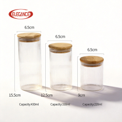 New Arrival Victorian Glass Airtight Storage Jars Handles Oven Mittsing Heat Insulation Dishwasher for Kitchen