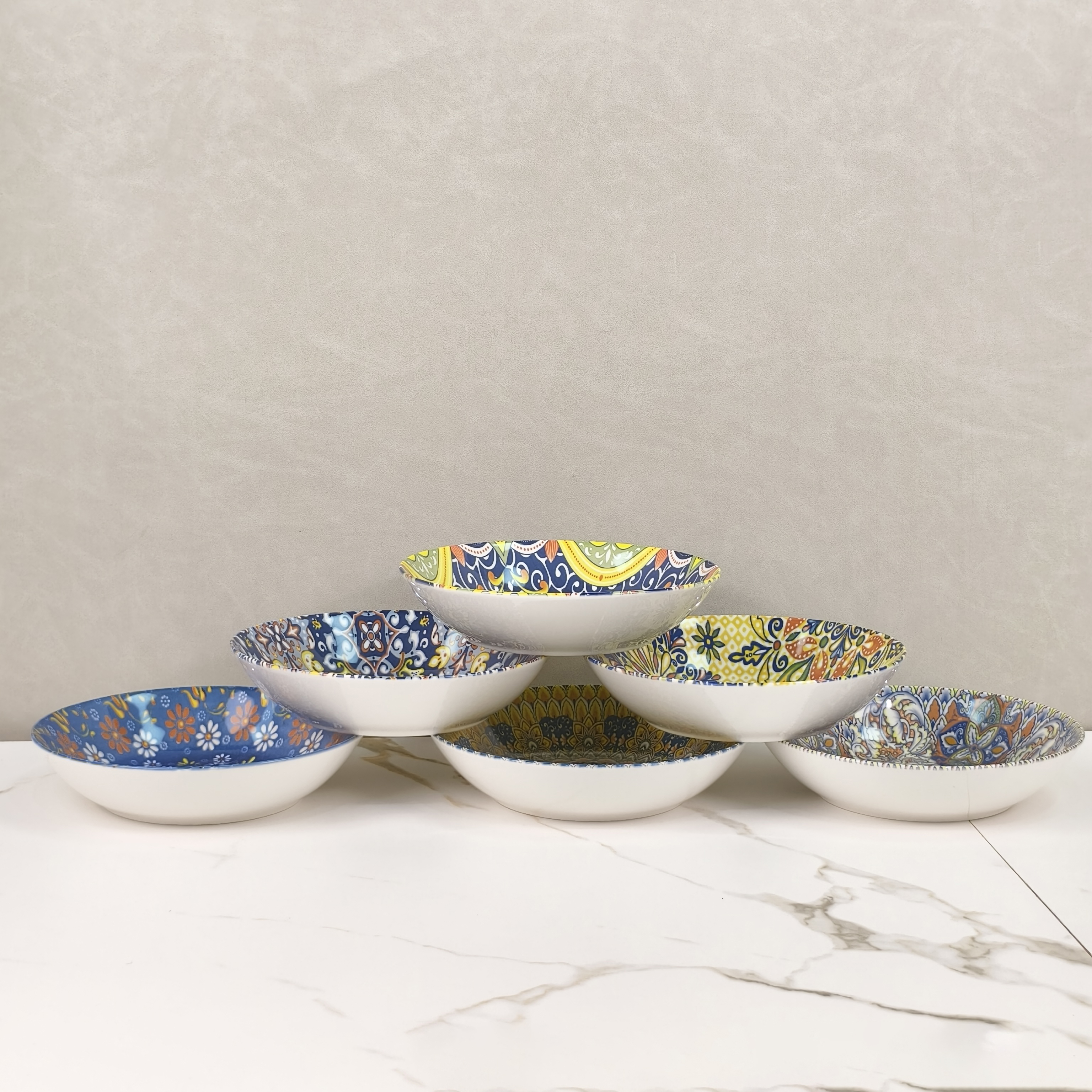 Pad Printed Ceramic Tableware - HS-25P10-54, Xingzhihe,Pad Printed Ceramic Tableware - HS-25P10-54