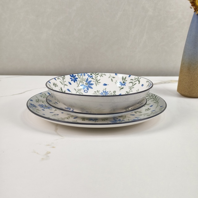 Pad Printed Ceramic Tableware - HS-25P6-47, Xingzhihe,Pad Printed Ceramic Tableware - HS-25P6-47