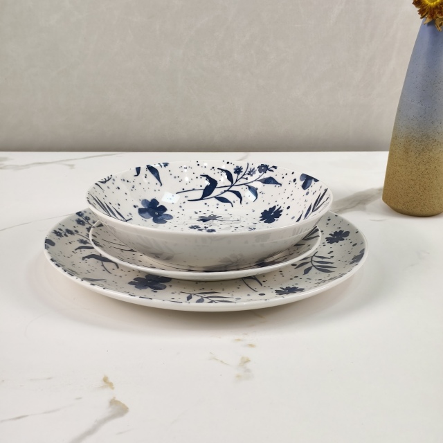 Pad Printed Ceramic Tableware - HS-25P6-48, Xingzhihe,Pad Printed Ceramic Tableware - HS-25P6-48