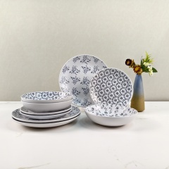 Pad Printed Ceramic Tableware - CX-25P6-01, Xingzhihe,Pad Printed Ceramic Tableware - CX-25P6-01