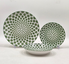 Pad Printed Ceramic Tableware - DT-25P3-01, Xingzhihe,Pad Printed Ceramic Tableware - DT-25P3-01