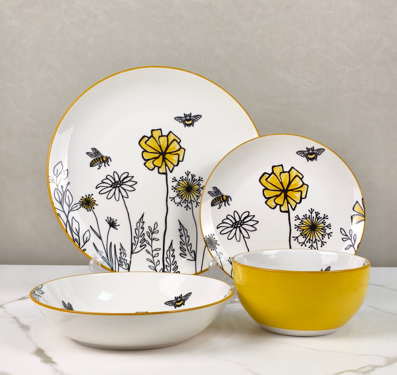 Pad Printed Ceramic Tableware - HS-25P10-52, Xingzhihe,Pad Printed Ceramic Tableware - HS-25P10-52