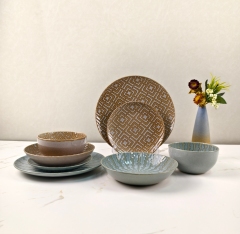 Reactive Glaze Ceramic Tableware - HS-25R6-40, Xingzhihe,Reactive Glaze Ceramic Tableware - HS-25R6-40