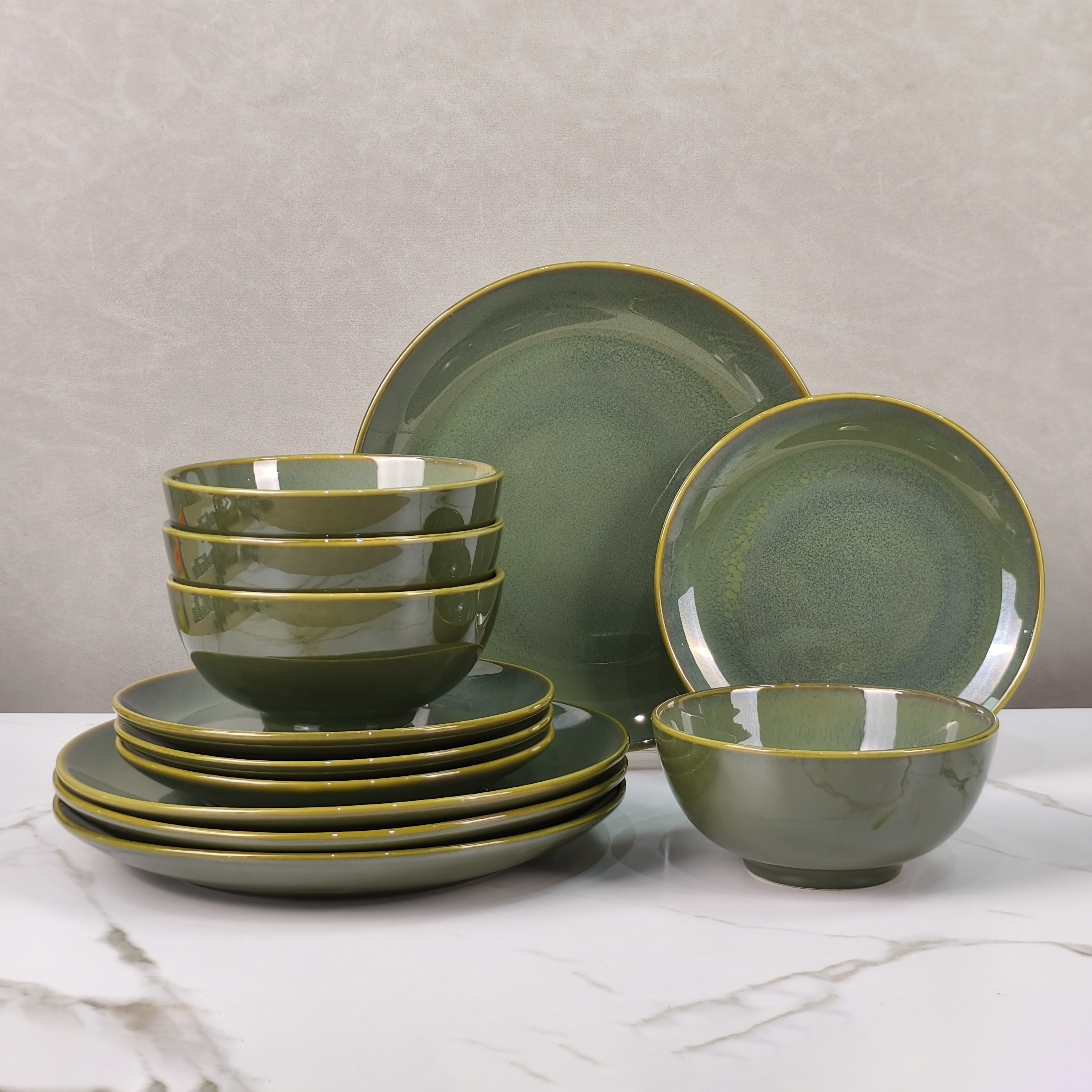 Reactive Glaze Ceramic Tableware - LNCY-25R11-02, Xingzhihe,Reactive Glaze Ceramic Tableware - LNCY-25R11-02