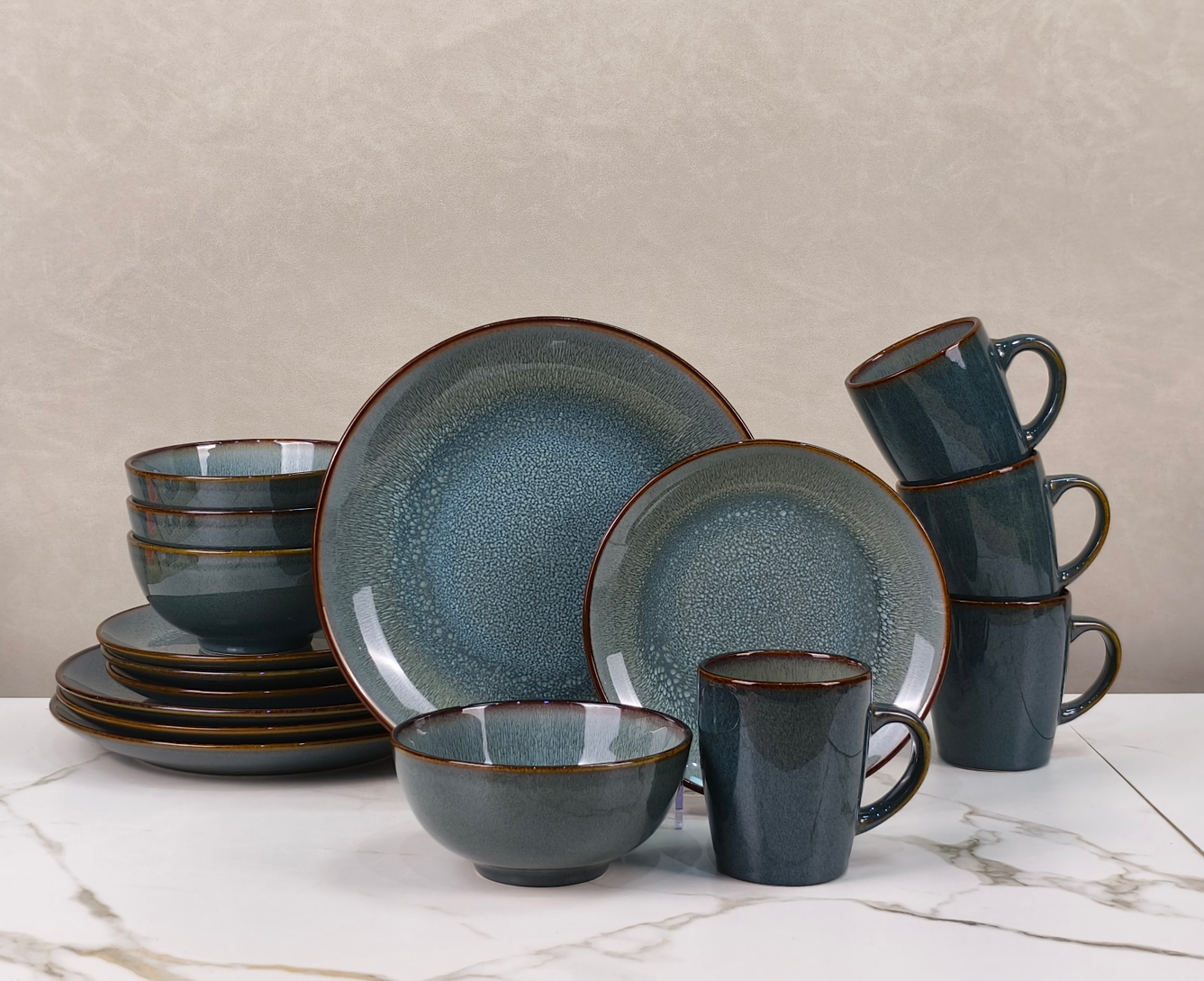 Reactive Glaze Ceramic Tableware - LNCY-25R11-04, Xingzhihe,Reactive Glaze Ceramic Tableware - LNCY-25R11-04