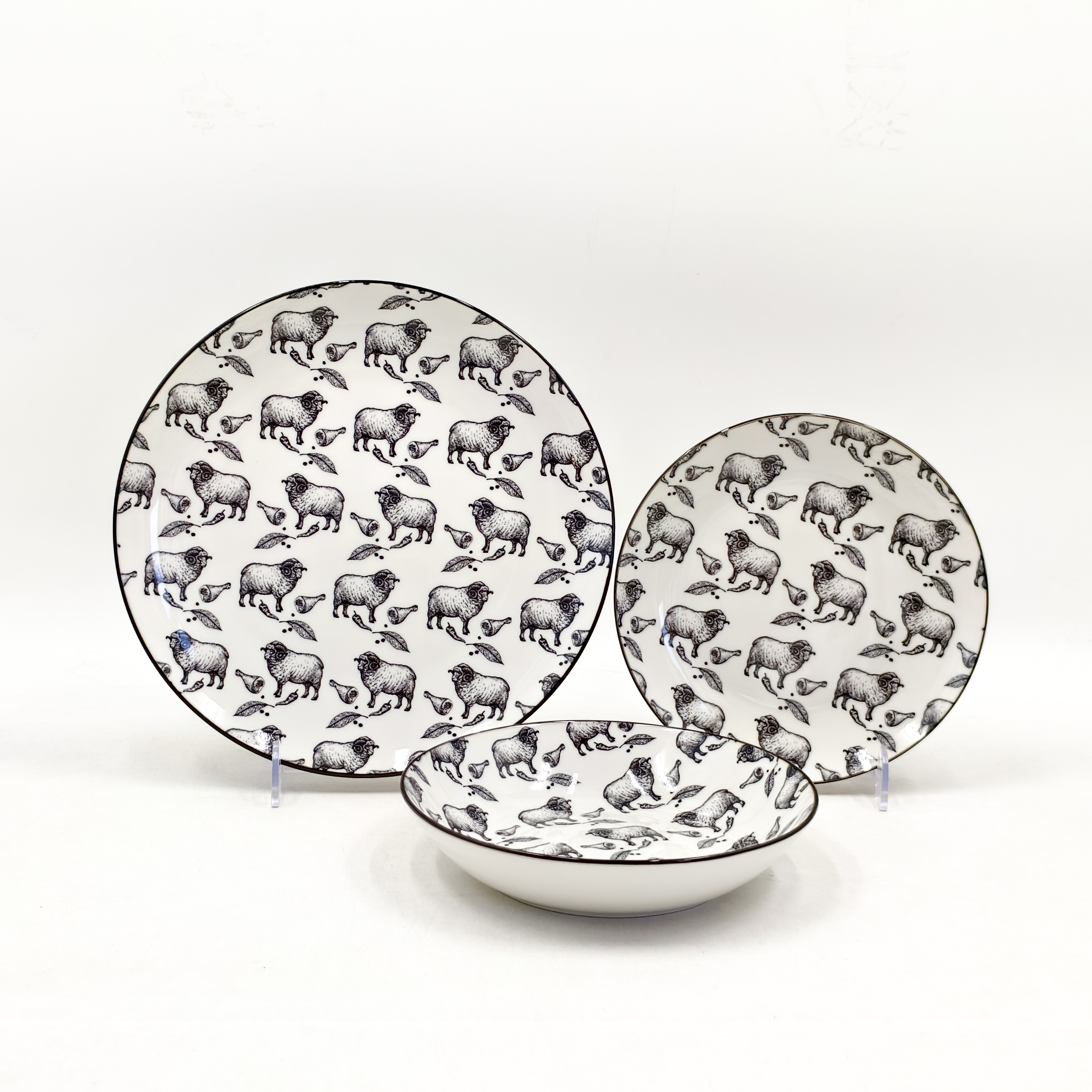 Pad Printed Ceramic Tableware - P-HS-23, Xingzhihe,Pad Printed Ceramic Tableware - P-HS-23