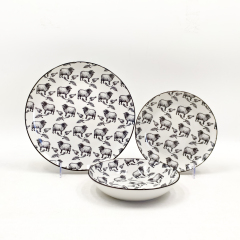 Pad Printed Ceramic Tableware - P-HS-23, Xingzhihe,Pad Printed Ceramic Tableware - P-HS-23