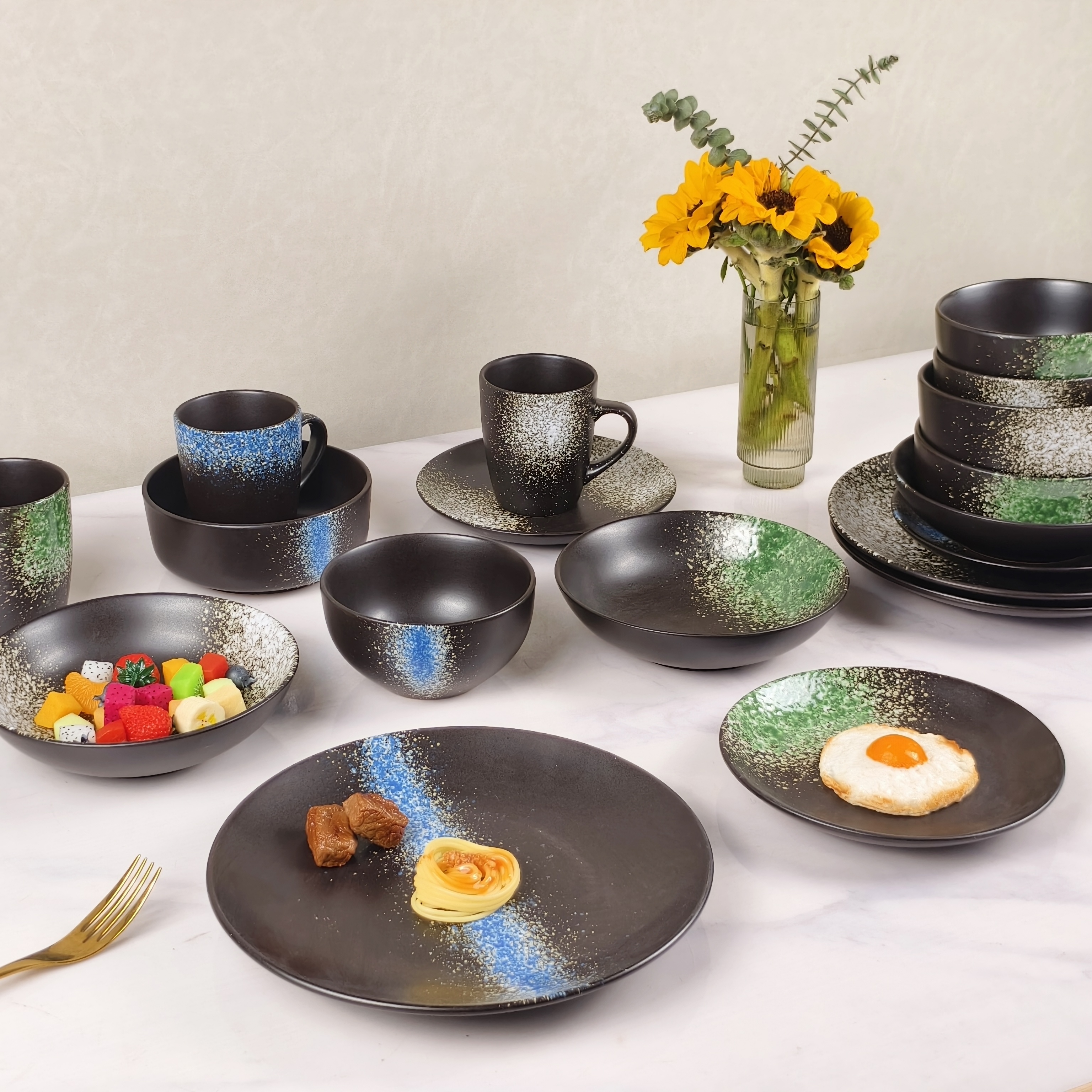 Reactive Glaze Ceramic Tableware - R-GD-41, Xingzhihe,Reactive Glaze Ceramic Tableware - R-GD-41
