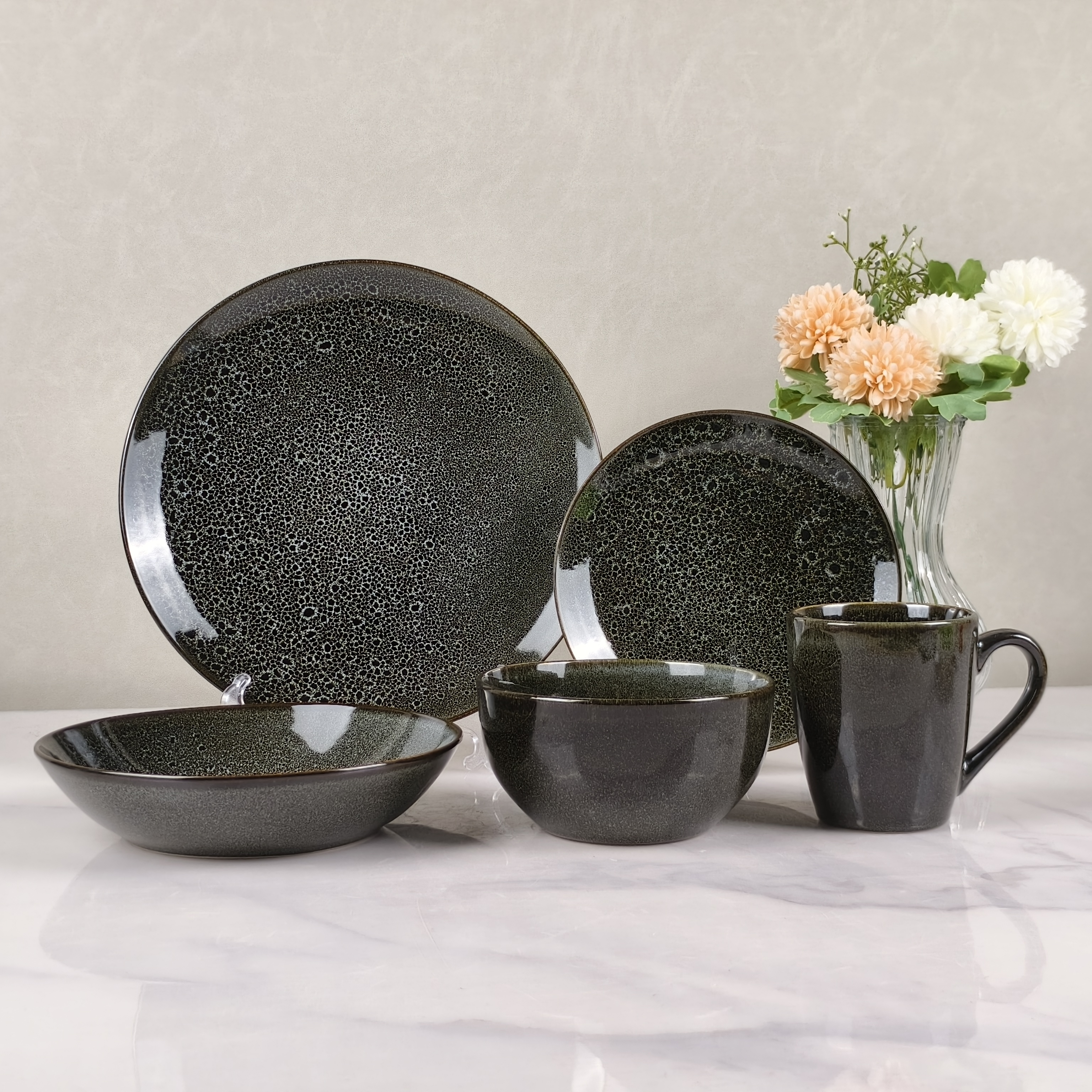 Reactive Glaze Ceramic Tableware - R-HS-43, Xingzhihe,Reactive Glaze Ceramic Tableware - R-HS-43