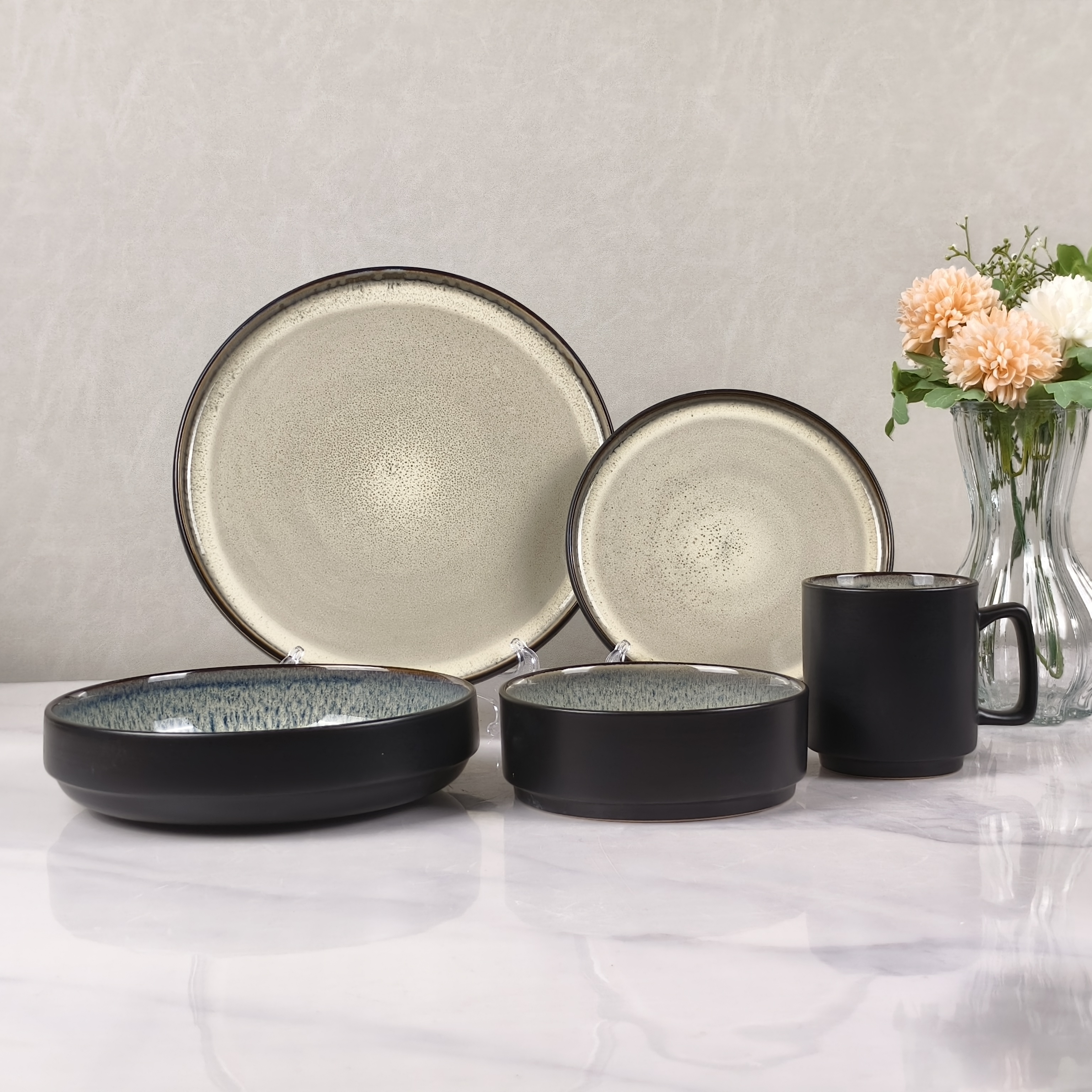 Reactive Glaze Ceramic Tableware - R-RS-45, Xingzhihe,Reactive Glaze Ceramic Tableware - R-RS-45