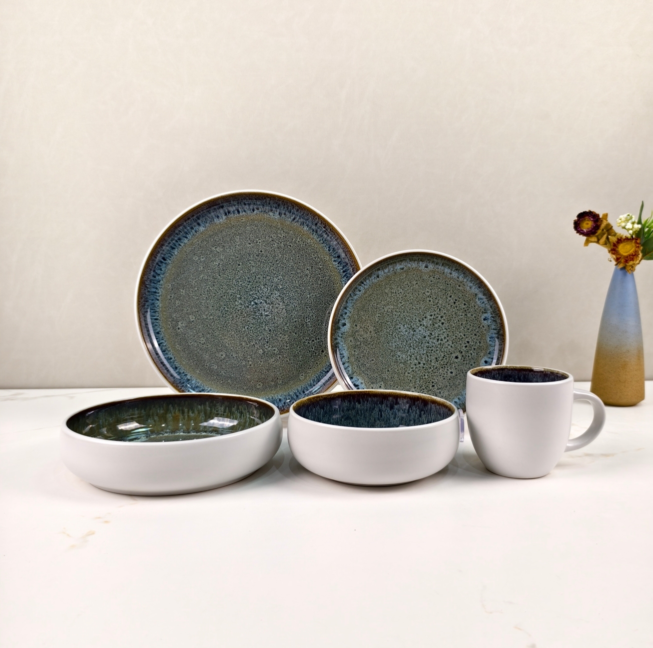 Reactive Glaze Ceramic Tableware - RS-25R7-108, Xingzhihe,Reactive Glaze Ceramic Tableware - RS-25R7-108