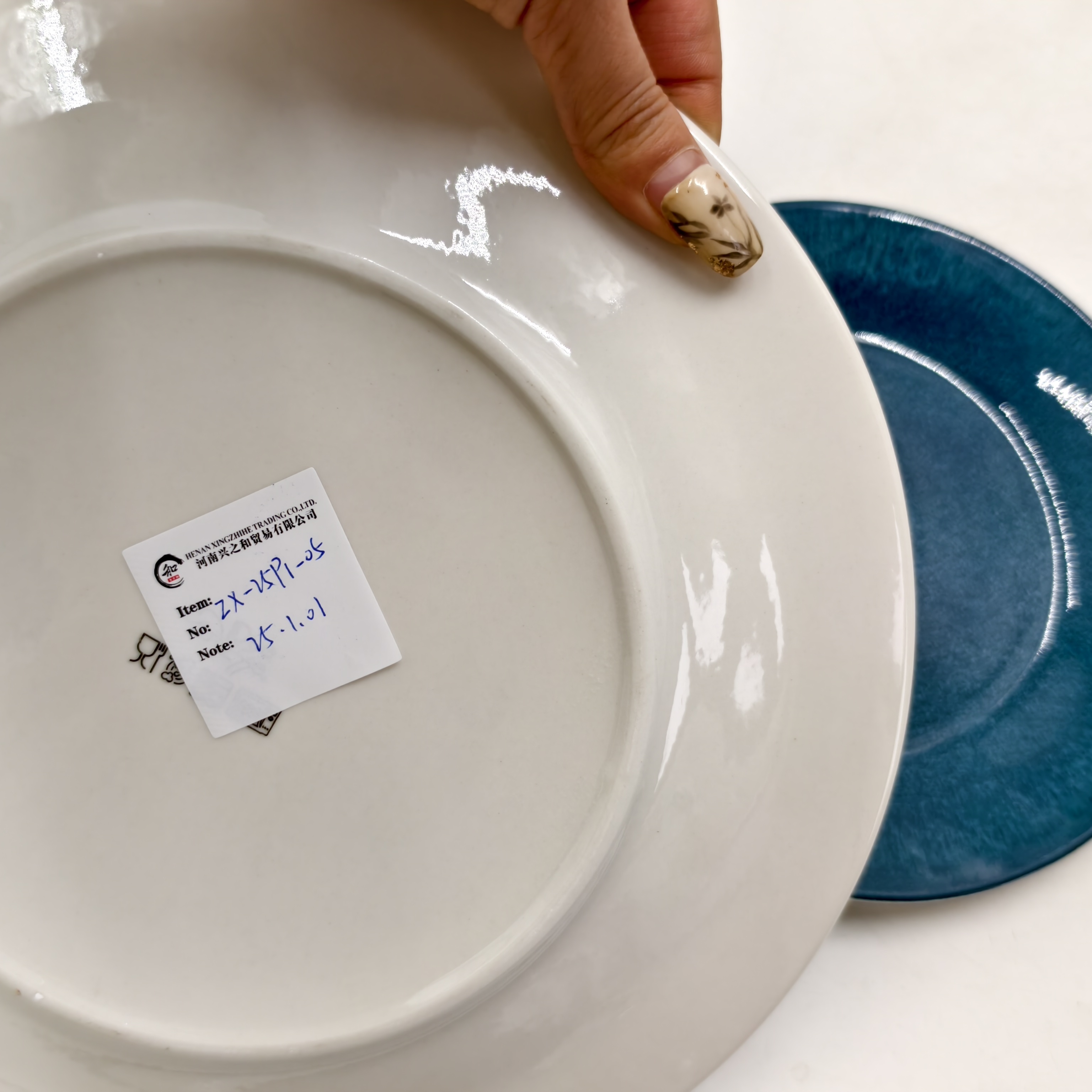 Pad Printed Ceramic Tableware - ZX-25P1-05, Xingzhihe,Pad Printed Ceramic Tableware - ZX-25P1-05