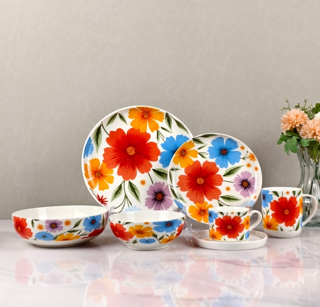 Decal Decorated Ceramic Tableware - D--SXY-15, Xingzhihe,Decal Decorated Ceramic Tableware - D--SXY-15