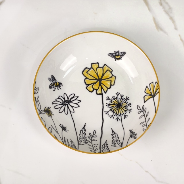 Pad Printed Ceramic Tableware - HS-25P10-52, Xingzhihe,Pad Printed Ceramic Tableware - HS-25P10-52