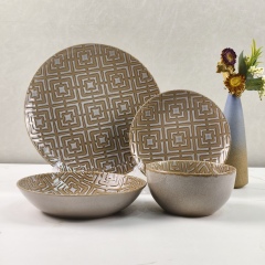 Reactive Glaze Ceramic Tableware - HS-25R6-40, Xingzhihe,Reactive Glaze Ceramic Tableware - HS-25R6-40
