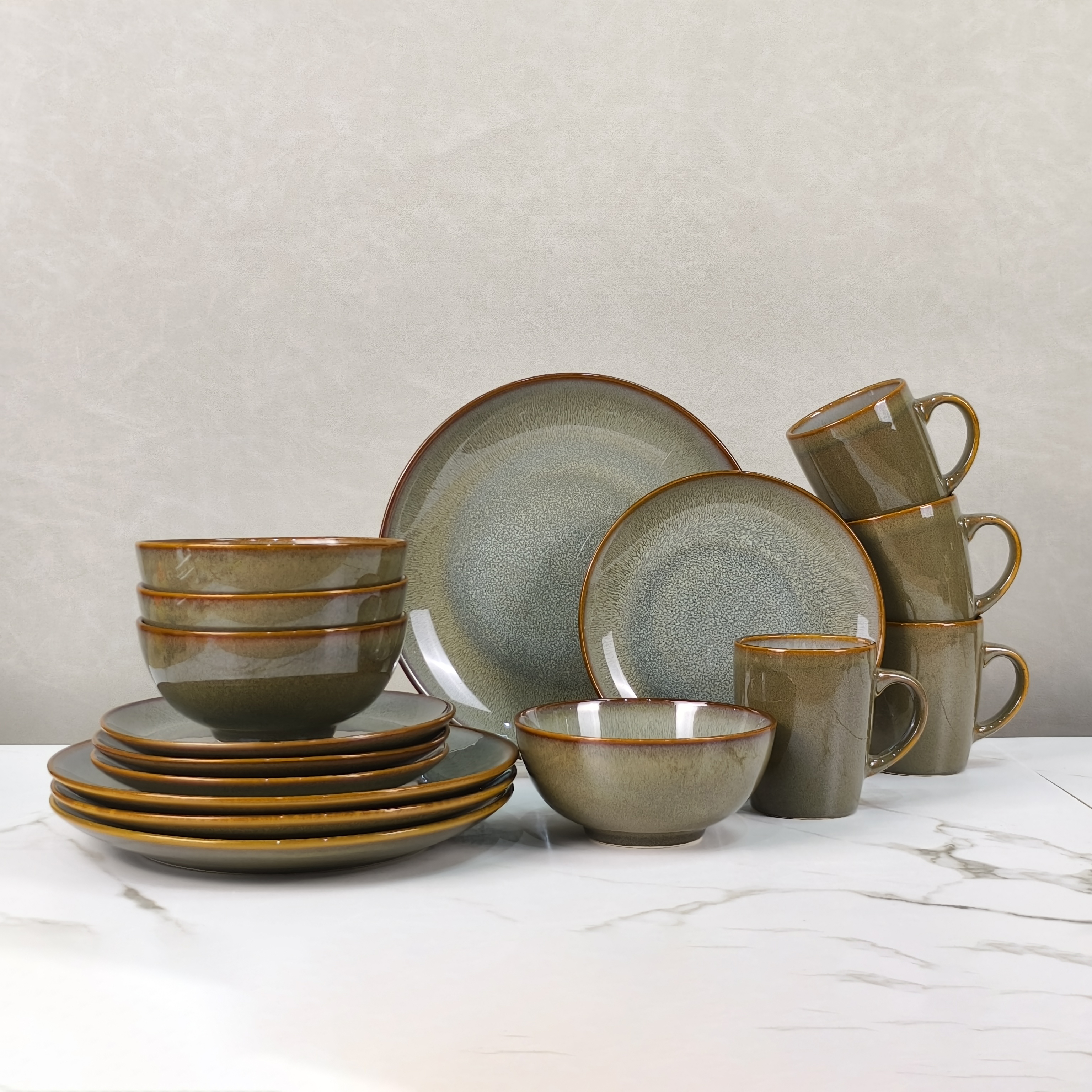 Reactive Glaze Ceramic Tableware - LNCY-25R11-01, Xingzhihe,Reactive Glaze Ceramic Tableware - LNCY-25R11-01