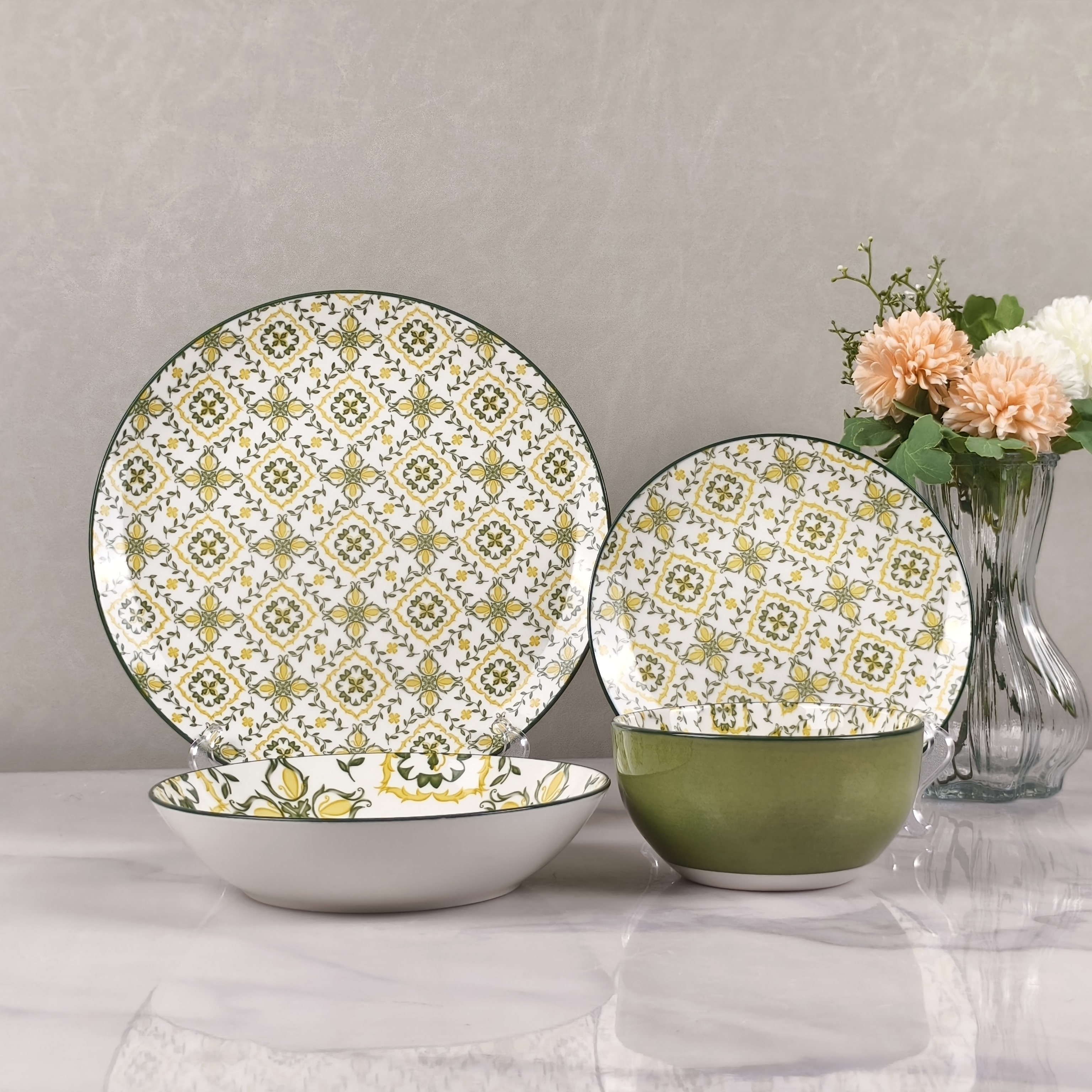 Pad Printed Ceramic Tableware - P-HS-28, Xingzhihe,Pad Printed Ceramic Tableware - P-HS-28