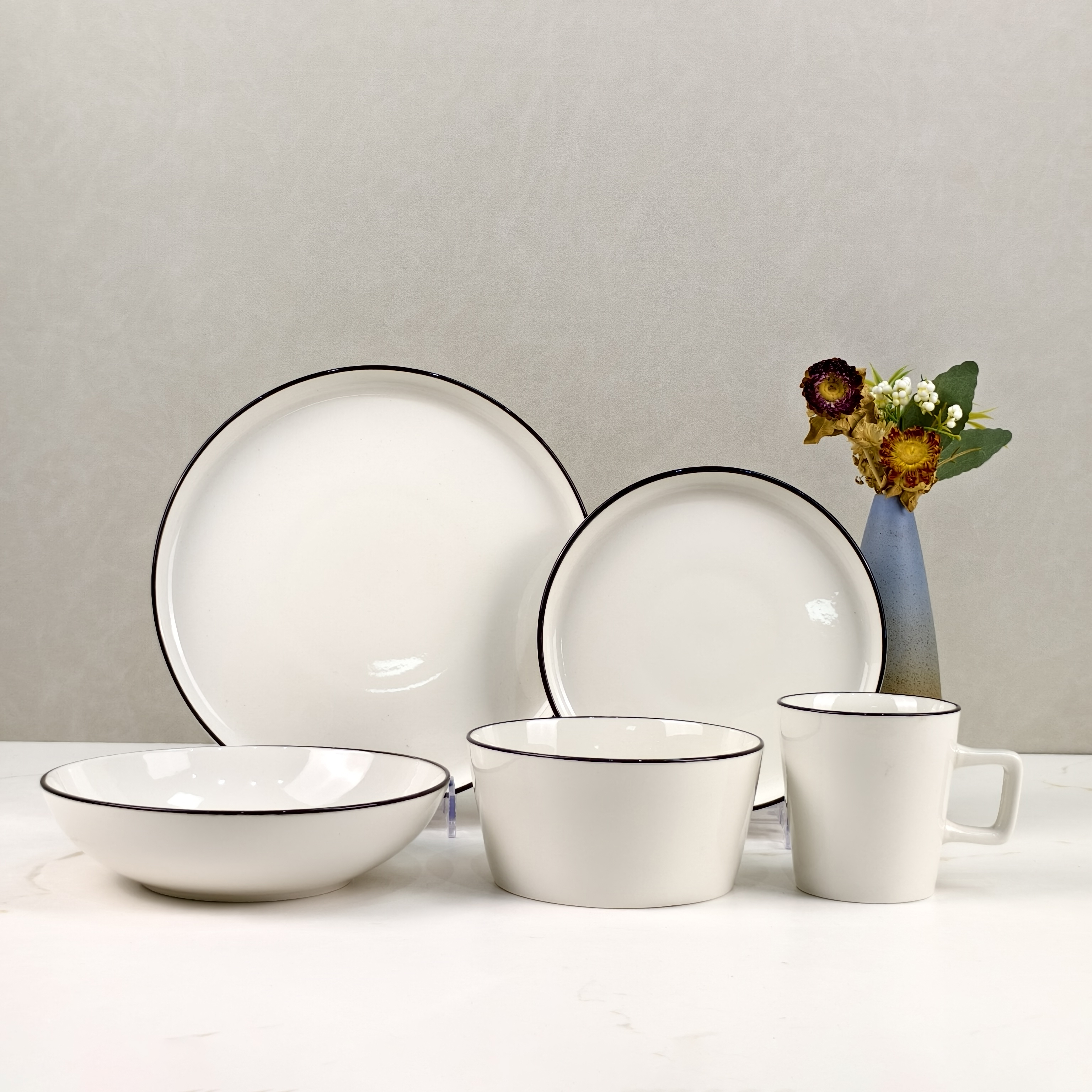 Color Glaze Ceramic Tableware - HS-25W8-20, Xingzhihe,Color Glaze Ceramic Tableware - HS-25W8-20