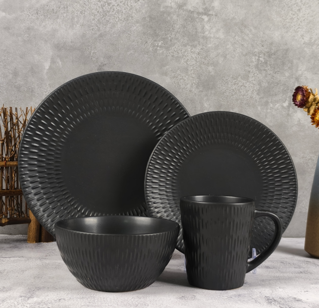 Color Glaze Ceramic Tableware - QY-25C8-35黑, Xingzhihe,Color Glaze Ceramic Tableware - QY-25C8-35黑