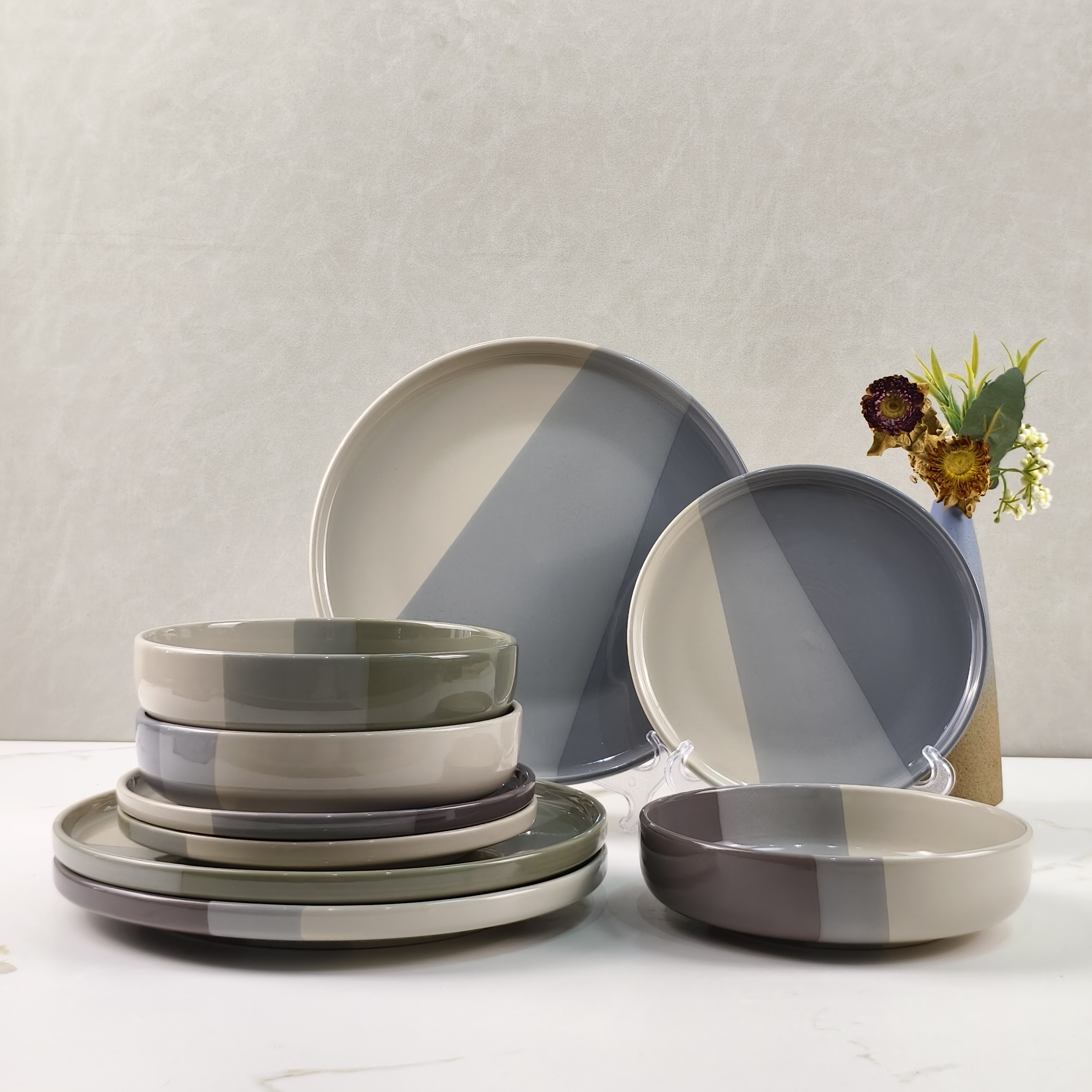 Color Glaze Ceramic Tableware - BD-25C6-42, Xingzhihe,Color Glaze Ceramic Tableware - BD-25C6-42