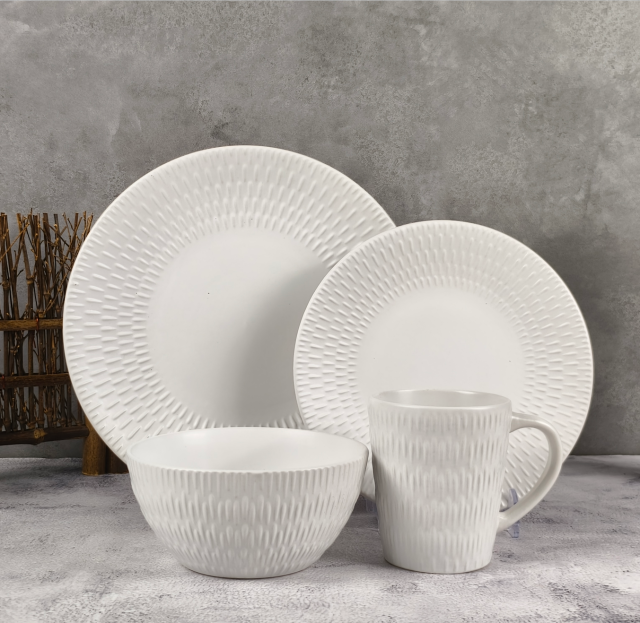 Color Glaze Ceramic Tableware - QY-25C8-35白, Xingzhihe,Color Glaze Ceramic Tableware - QY-25C8-35白
