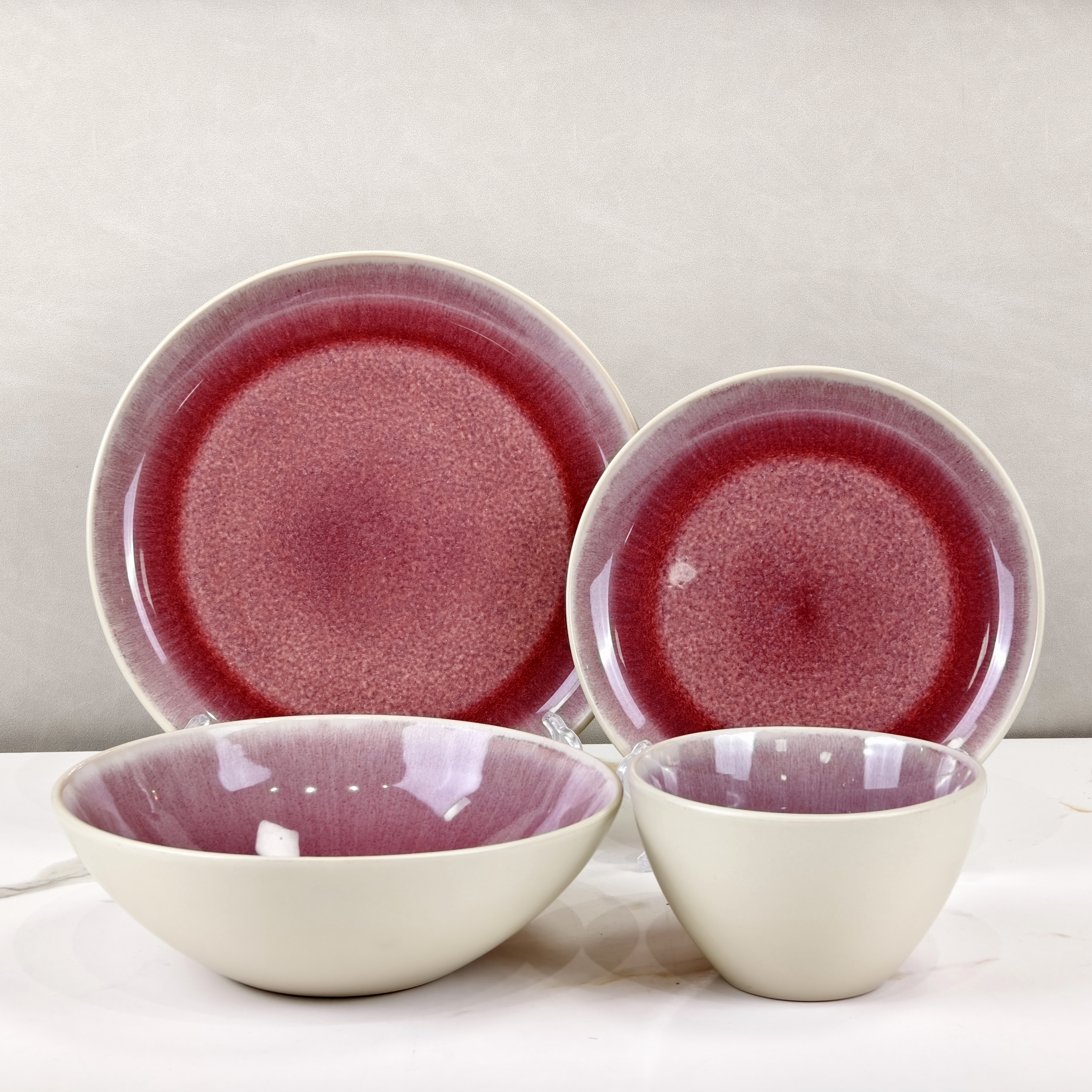Reactive Glaze Ceramic Tableware - QY-26R4-15, Xingzhihe,Reactive Glaze Ceramic Tableware - QY-26R4-15