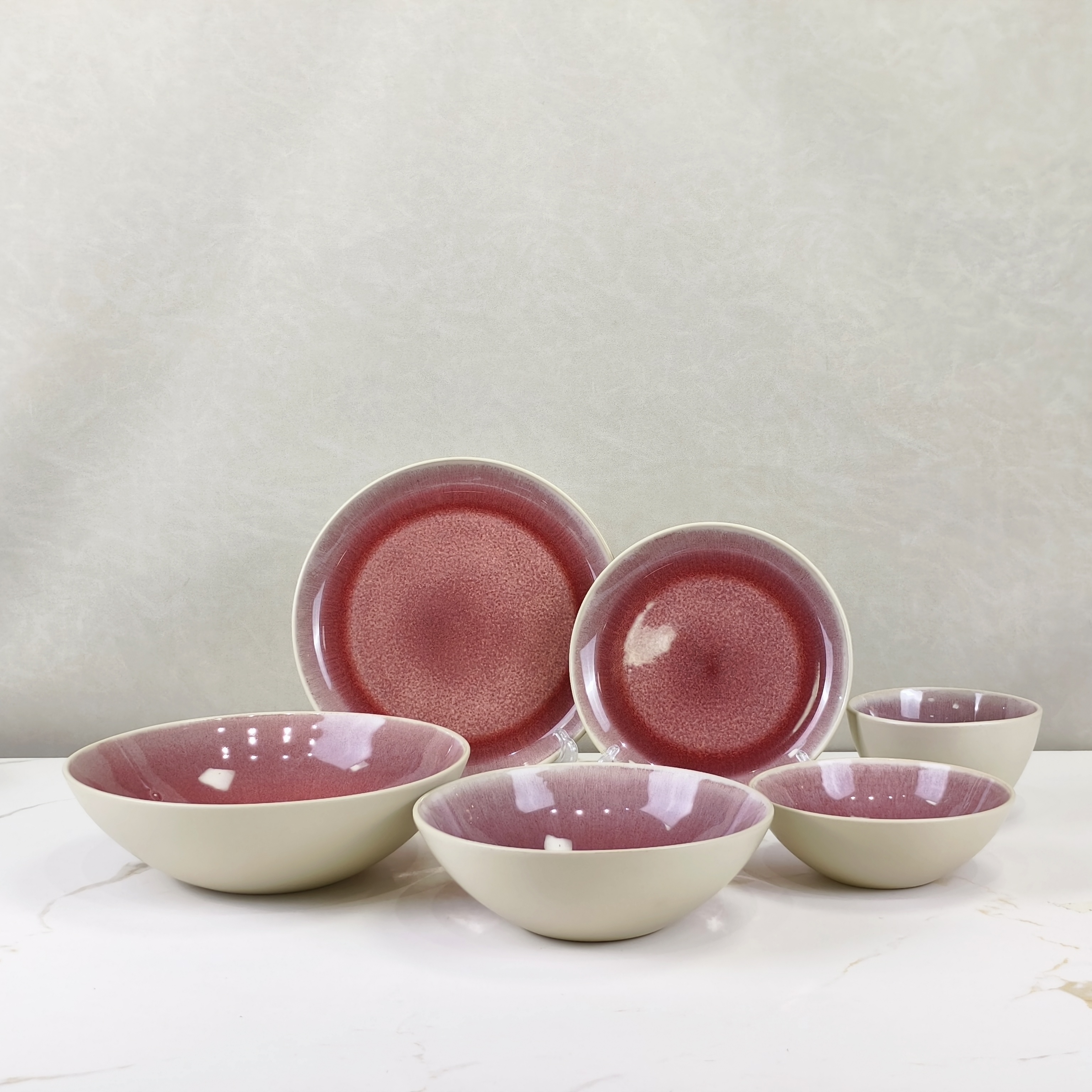 Reactive Glaze Ceramic Tableware - QY-26R4-15, Xingzhihe,Reactive Glaze Ceramic Tableware - QY-26R4-15