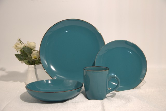 Teal Color Glaze Ceramic Dinnerware Set, Xingzhihe,Teal Color Glaze Ceramic Dinnerware Set | XINGZHIHE Ceramic Tableware
