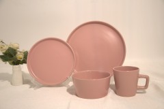 Blush Pink Color Glaze Ceramic Dinnerware Set, Xingzhihe,Blush Pink Color Glaze Ceramic Dinnerware Set | XINGZHIHE Ceramic Tableware