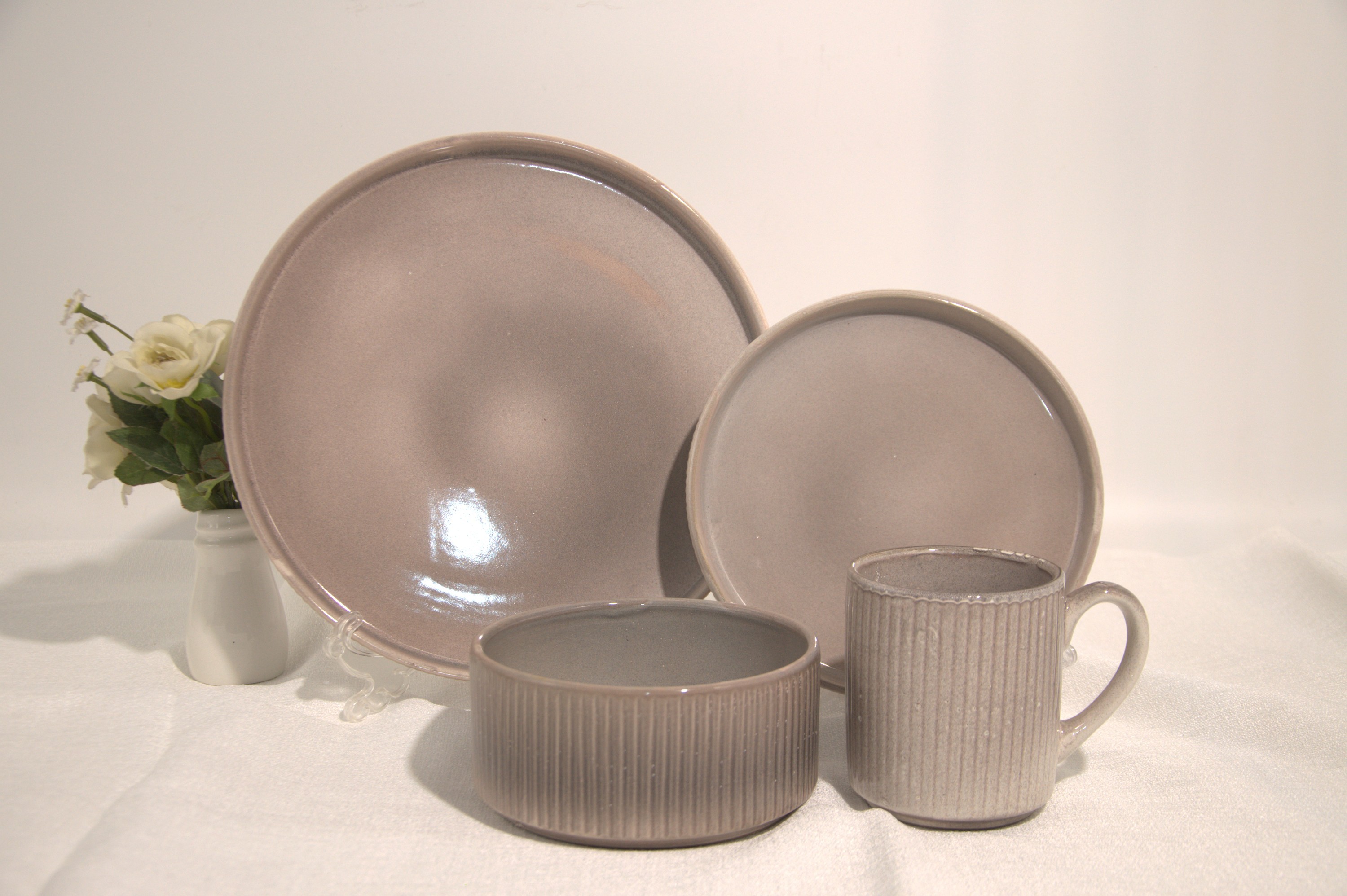 Taupe Color Glaze Ceramic Dinnerware Set, Xingzhihe,Taupe Color Glaze Ceramic Dinnerware Set | XINGZHIHE Ceramic Tableware