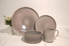 Taupe Color Glaze Ceramic Dinnerware Set, Xingzhihe,Taupe Color Glaze Ceramic Dinnerware Set | XINGZHIHE Ceramic Tableware