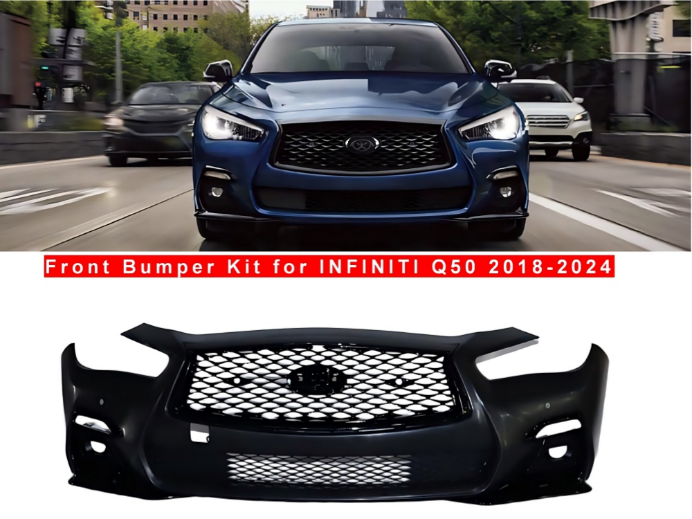 Sport Front Bumper Kit for INFINITI Q50 2018-2024,Hongyang Auto Parts,Sport Front Bumper Kit for INFINITI Q50 2018-2024