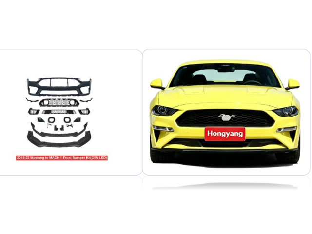 2018-23 Ford Mustang Mach 1 Conversion Front Bumper Kit Without LED,Hongyang Auto Parts,2018-23 Ford Mustang Mach 1 Conversion Front Bumper Kit Without LED