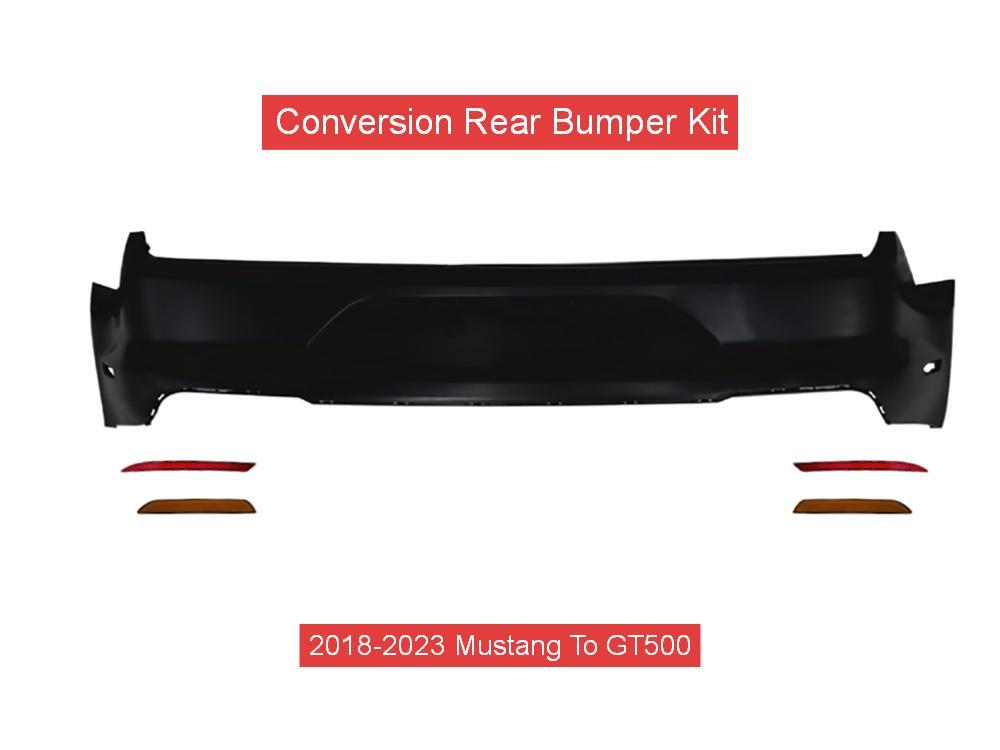 2018-2023 Mustang Conversion Rear Bumper Kit to GT500,Hongyang Auto Parts,2018-2023 Mustang Conversion Rear Bumper Kit to GT500
