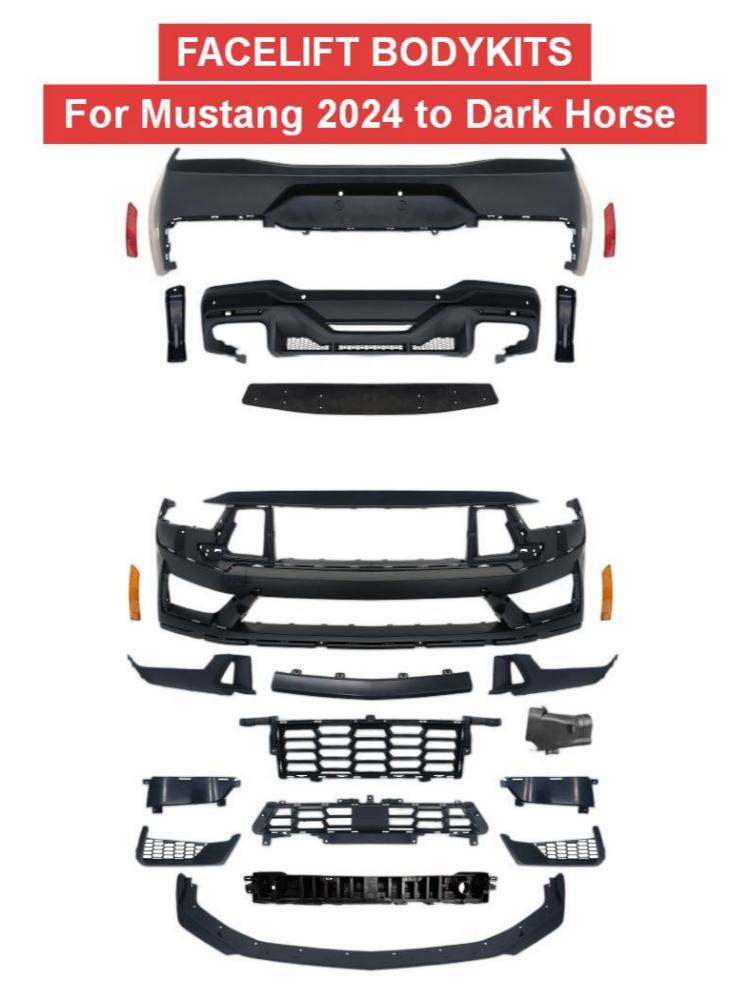 FACELIFT KITS  MUSTANG 2024+ UPGRADE TO DARK HORSE KITS,Hongyang Auto Parts,FACELIFT KITS  MUSTANG 2024+ UPGRADE TO DARK HORSE KITS