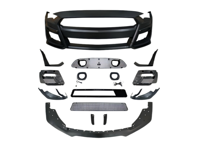 2018-23 Mustang to GT500 Conversion Front Facelift Bumper Kit With LED,Hongyang Auto Parts,2018-23 Mustang to GT500 Conversion Front Facelift Bumper Kit With LED