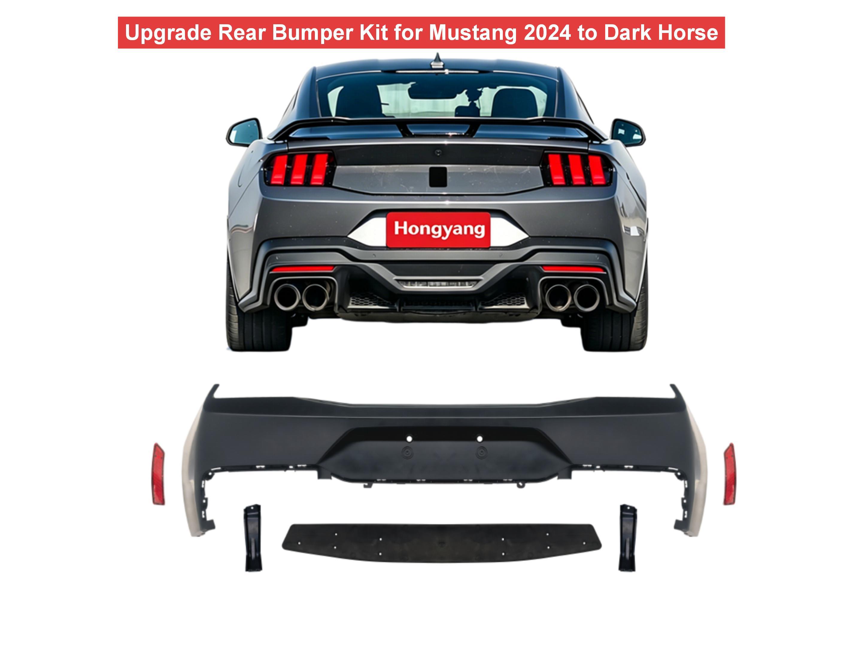 Upgrade Rear Bumper Kits for Mustang 2024 to Dark Horse,Hongyang Auto Parts,Upgrade Rear Bumper Kits for Mustang 2024 to Dark Horse