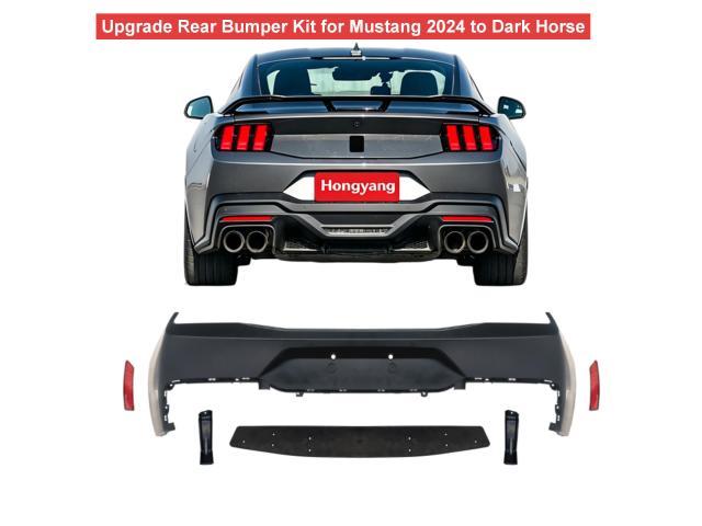 Upgrade Rear Bumper Kits for Mustang 2024 to Dark Horse,Hongyang Auto Parts,Upgrade Rear Bumper Kits for Mustang 2024 to Dark Horse