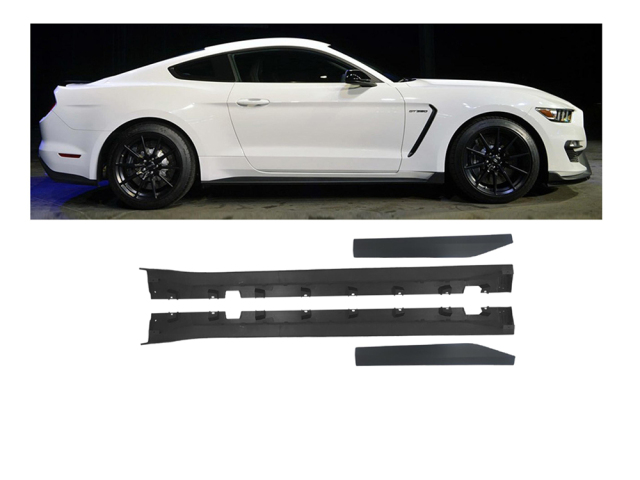 2018-2023 Mustang Conversion Side Skirts to GT500,www.hongyangcorp.com,2018-2023 Mustang Conversion Side Skirts to GT500