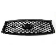 Car Body Kit Front Bumper Grille for Infiniti Q50 2018-2024 Grille Carbon Fiber Look Frame 62310-6HH0C