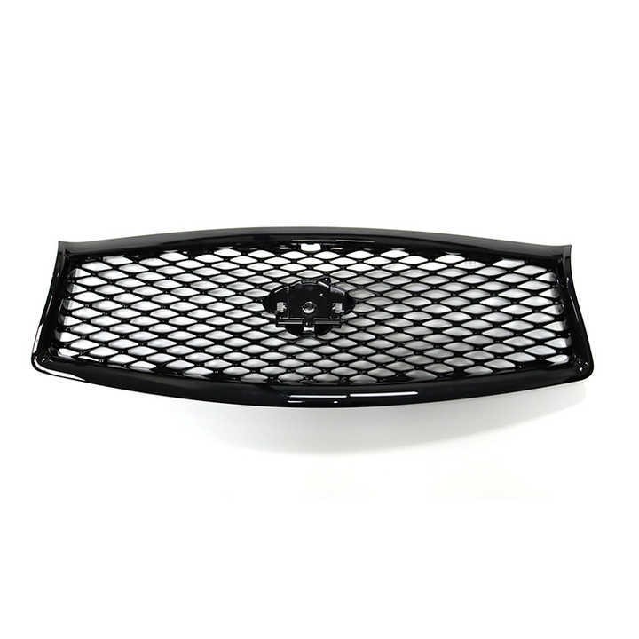 Gloss Black C/W Gloss Black Frame C/W Camera Hole Body Kit for Infiniti Q50 Parts 2014-2017 Front Grill Car,www.hongyangcorp.com,Gloss Black C/W Gloss Black Frame C/W Camera Hole Body Kit for Infiniti Q50 Parts 2014-2017 Front Grill Car