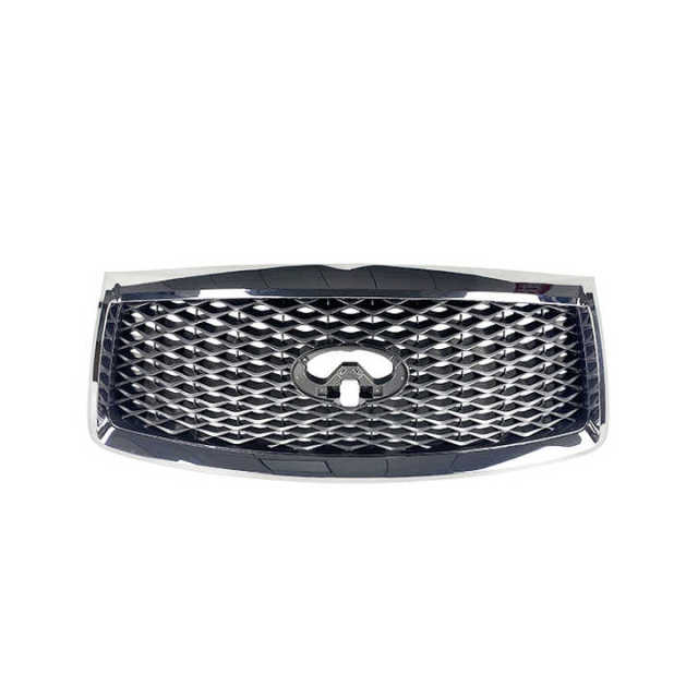 Auto Parts Front Bumper Grille for Infiniti QX80 2018-2022 Chromed Car Body Kit Grille 62310-6GW0A