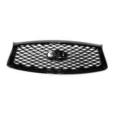 Car Front Bumper Grille for Infiniti Q50 2018-2024 W/O Camera Hole Radar Hole Gloss Black 62310-6HH1A,www.hongyangcorp.com,Car Front Bumper Grille for Infiniti Q50 2018-2024 W/O Camera Hole Radar Hole Gloss Black 62310-6HH1A