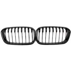 Good Quality Auto Accessories Manufacturers Single Slat Style Gloss Black Car Grill for BMW F20 2015-2017