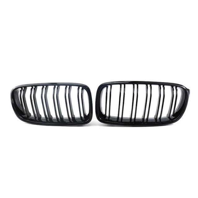 Factory Outlet Car Grill Mesh Double Slat Line Gloss Matte Black Car Front Grill for BMW 3 Series F30/F35 2012-IN 2022