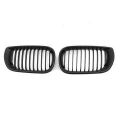 Automotive Matte Black Single Slat Custom OEM Insert Front Bumper Mesh Grille Car Front Grille Fit for BMW E46 2002-2004