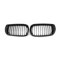 Automotive Parts Gloss Black Single Slat Front Bumper Mesh Guards Grille Car Front Grille Fit for BMW E46 2002-2004,www.hongyangcorp.com,Automotive Parts Gloss Black Single Slat Front Bumper Mesh Guards Grille Car Front Grille Fit for BMW E46 2002-2004